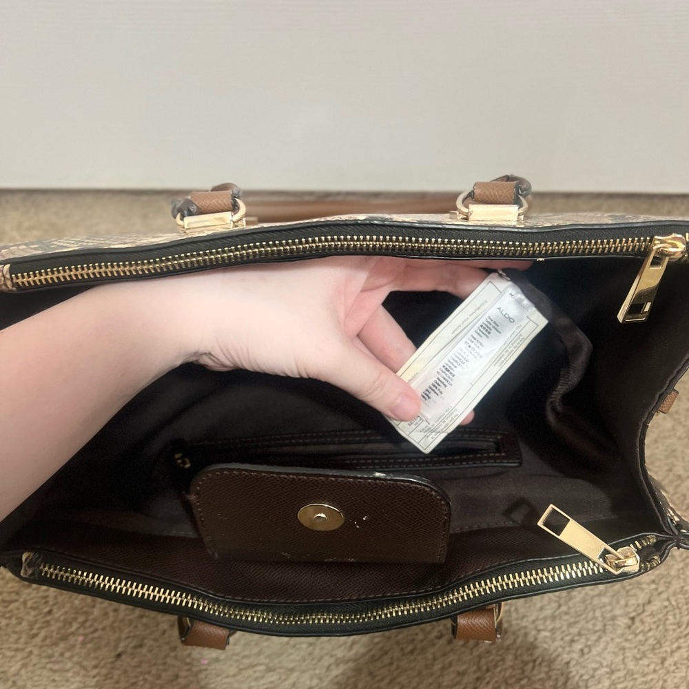 Aldo Snakeskin Patterned Women's Bag - Picture 2 of 5